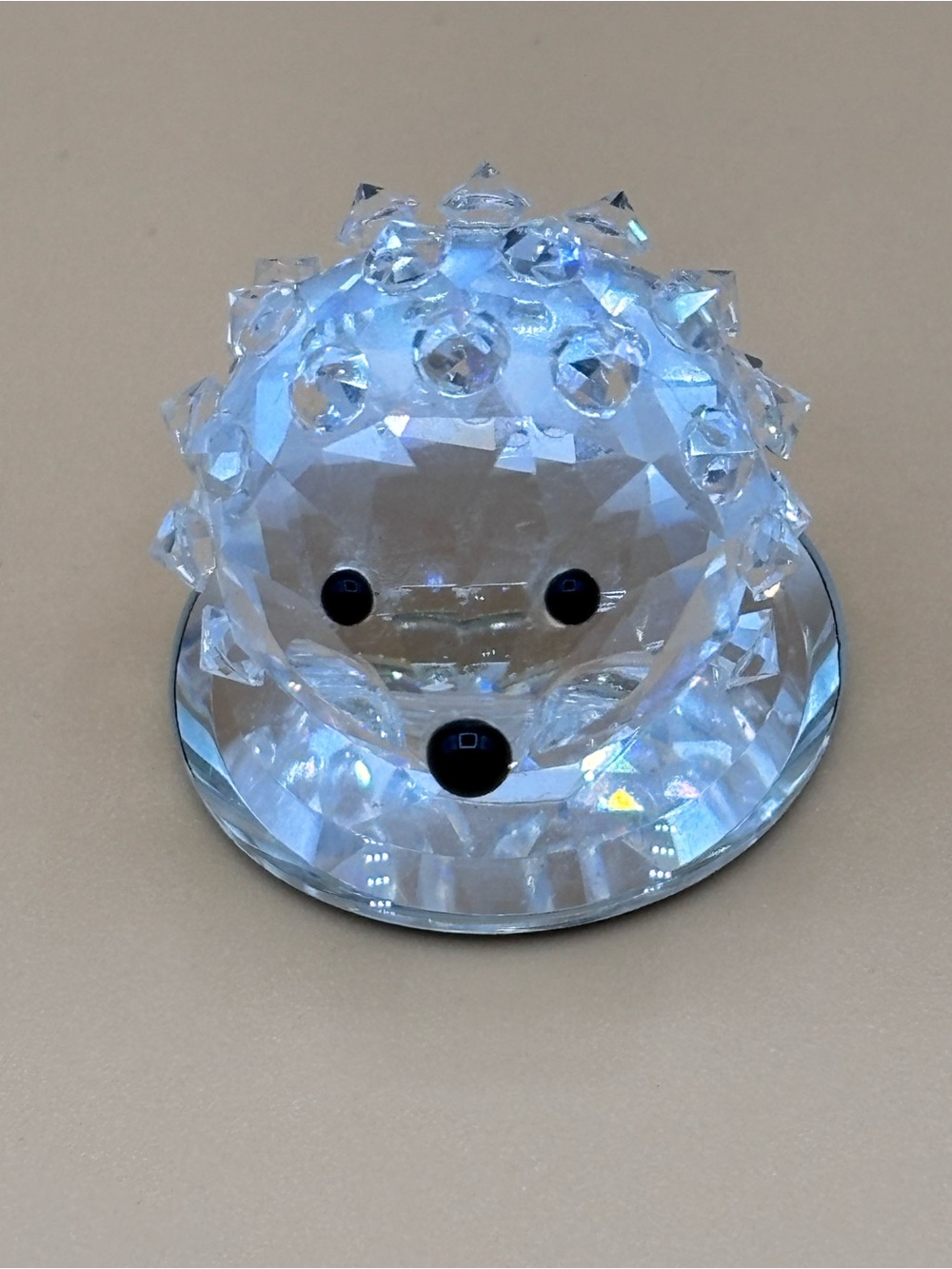 Small Swarovski Crystal Hedgehog with Box